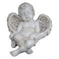 thumbnail image 2 of Cupido Ángel Estatuilla Artesanía Estatua de jardín Escultura conmemorativa Colección de decoración de escritorio para jardín interior Cola estatua de ángel, 2 of 8