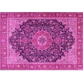 thumbnail image 1 of Ahgly Company Indoor Rectangle Medallion Pink Traditional Area Rugs, 7' x 10', 1 of 4