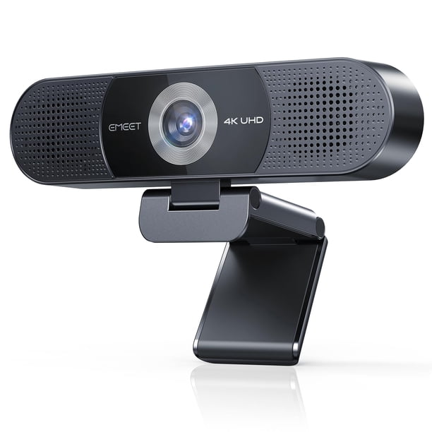 Cámara web EMEET C980 PRO 4K 60°-98° gran angular con micrófono y altavoz