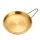 thumbnail image 5 of Bandeja de acero inoxidable para servir, plato para servir, vajilla portátil multiusos para tartas. Oro 24cm, 5 of 9