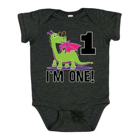 

Inktastic First Birthday Outfit Girl Dragon Gift Baby Girl Bodysuit