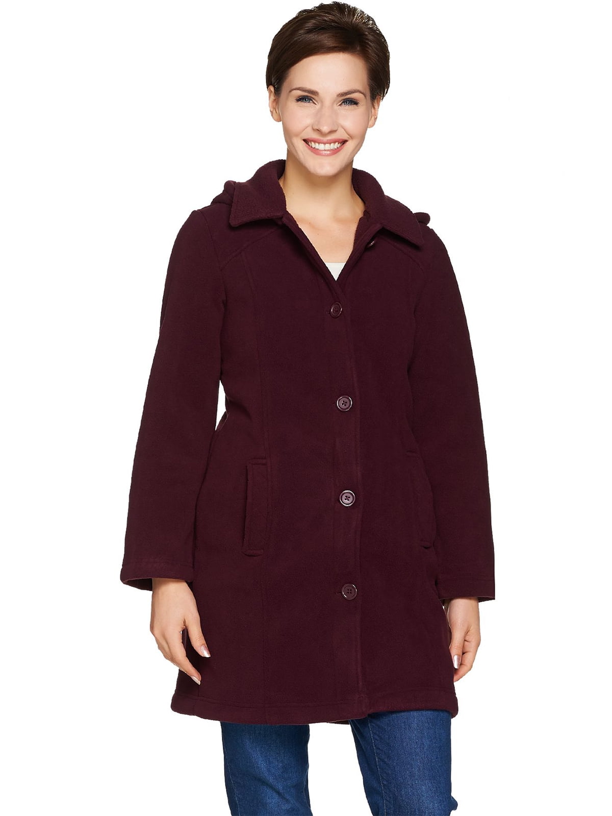 denim & co fleece jacket