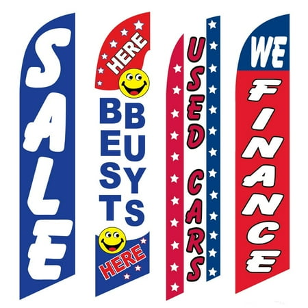4 Advertising Swooper Flags Sale Best Buys Used Cars We Finance