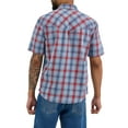 thumbnail image 4 of Wrangler® Men's Premium Short Sleeve Plaid Shirt, Sizes S-2XL, 4 of 5
