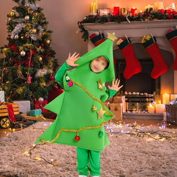 Traje De Arbol De Navidad Niño Disfraz De árbol De Navidad