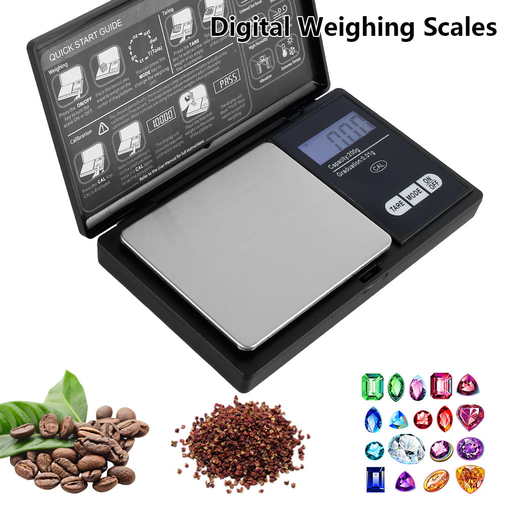 0.1G-500G Digital Weighing Scales Pocket Grams Small Kitchen Gold Jewellery 