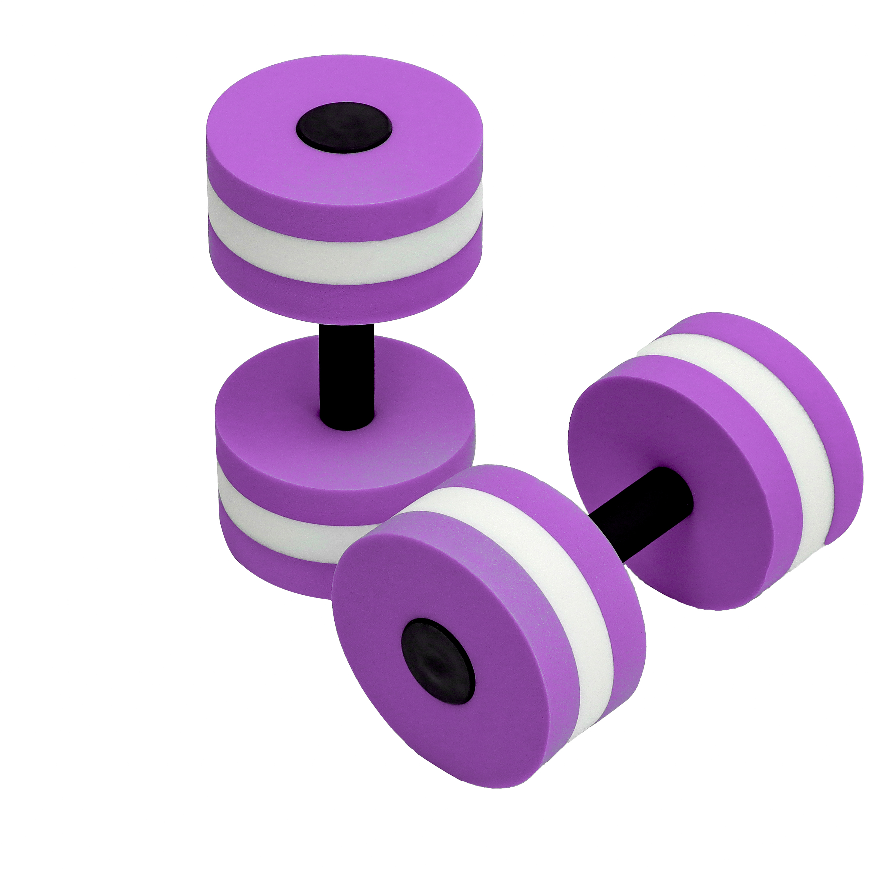 Lightweight Aquatic Dumbbells Set of 2 Foam For Water Aerobics By