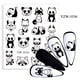 thumbnail image 2 of Pegatinas de uñas con transferencia de agua estilo panda Diamante búho pegatinas de uñas, 2 of 2