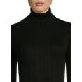 thumbnail image 4 of Time and Tru Women's Turtleneck Sweater, 4 of 5