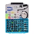 thumbnail image 2 of Advancent Caja de cebos Ganchos portátiles Cajas de señuelos Malla Conveniente Amplia aplicación Contenedor de cebo multifuncional Pesca al Pescar Azul, 2 of 6