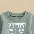 thumbnail image 4 of HCNTES Baby Boy Winter Clothes Toddler Kids Baby Boy Fall Outfits 6M 12M 18M 24M 1T 2T 3T Letter PRETTY FLY FOR A LITTLE GUY Print Long Sleeve Tops Pants Winter Clothes Sets, 4 of 7