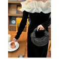 thumbnail image 3 of Handbag for Women Luxury Designer Handwoven Noodle Bags Rope Knotted Pulled Hobo, 3 of 3