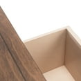thumbnail image 5 of SAFAVIEH Landers Rustic 3 Baskets Storage Console, Brown/Natural, 5 of 15