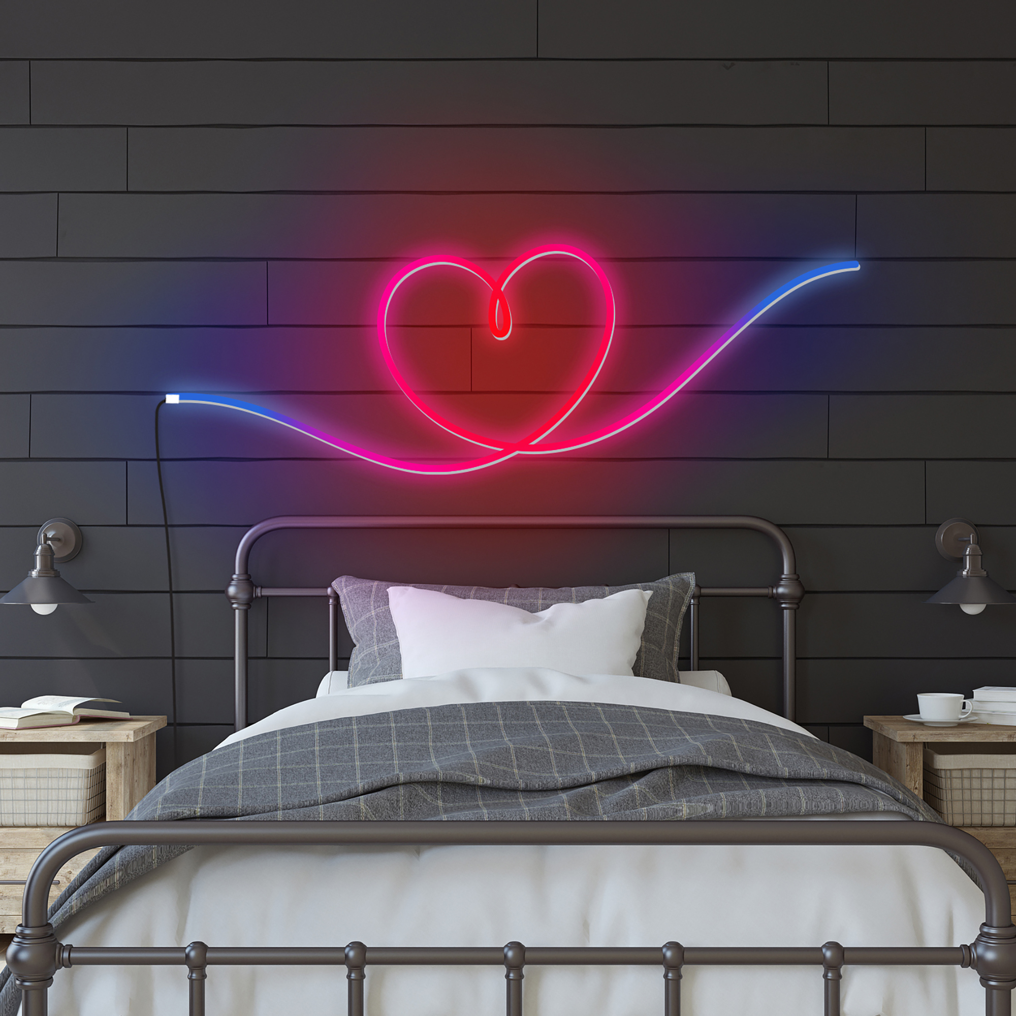 Monster 16.4ft Neon LED Strip Lights, Multicolor Flow photo 7