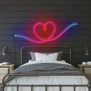 Monster 16.4ft Neon LED Strip Lights, Multicolor Flow LED Lights for Indoor & Outdoor Decor, Mounting Clips Included
