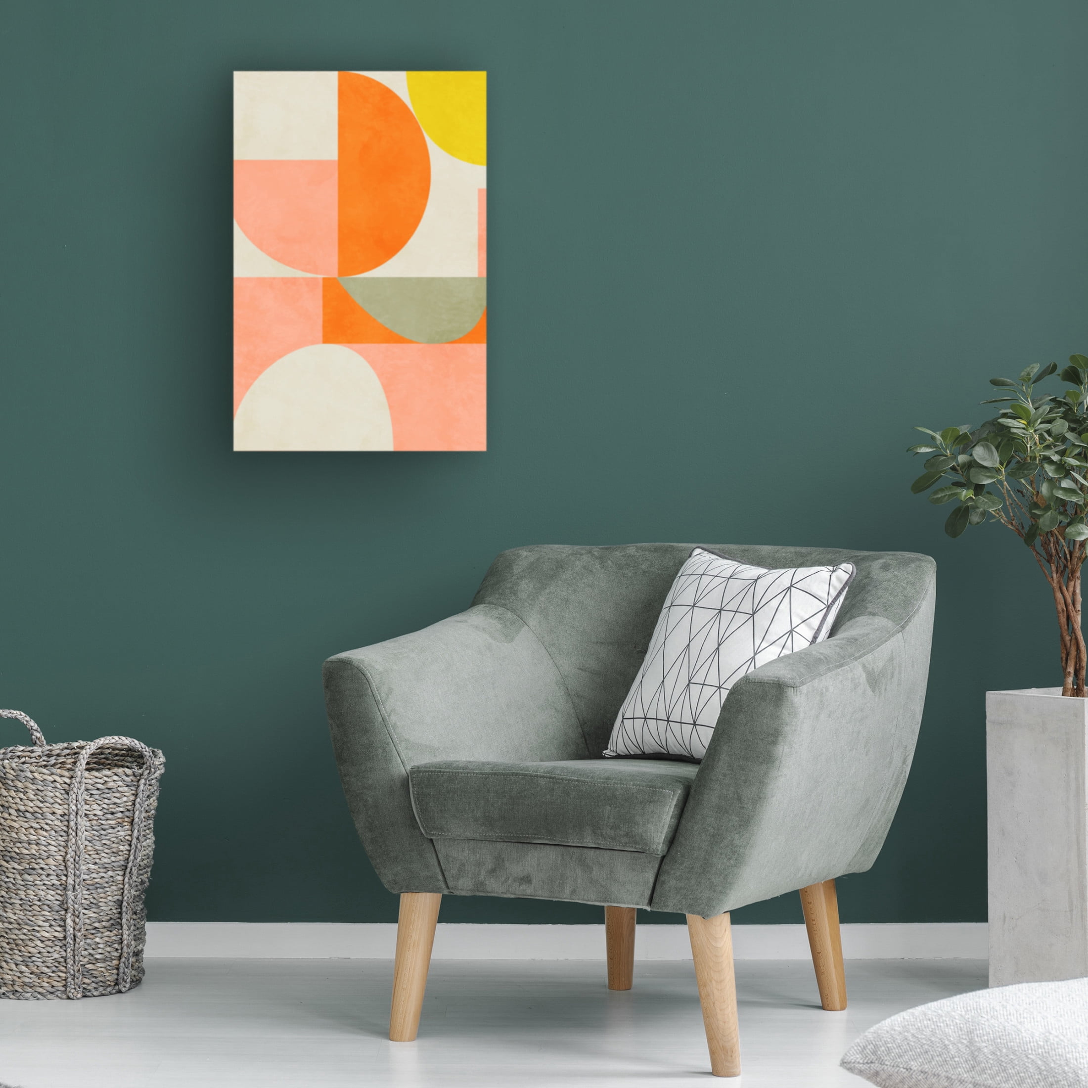Trademark Fine Art Ana Rut Bre Summer Circles 3 Canvas Wall Art