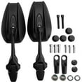 thumbnail image 2 of Transemion Wide Adjustable Motorcycle Side Mirror For Clear Viewing Rear View Mirrors Can Be Freely Adjusted Up Black BLUE GLASS, 2 of 6