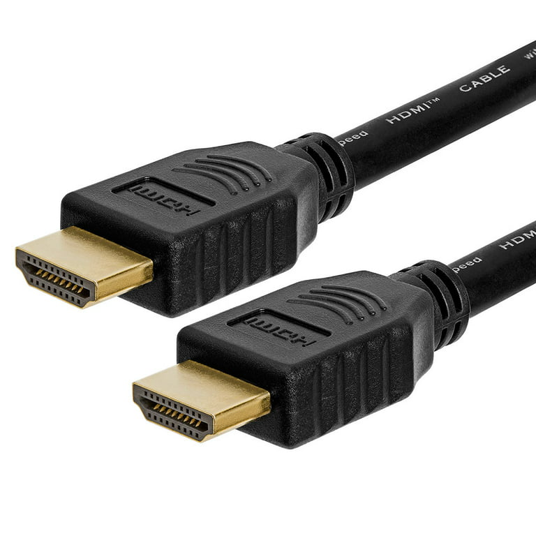 supplere På kanten Eksperiment Cmple - 28AWG High Speed 18Gbps HDMI Cable 1.5FT HDMI 2.0 Ready - 3D  Ethernet / Audio Return Channel - Gold Plated Conne - Walmart.com