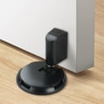 thumbnail image 4 of GUOOL Butée de Porte à Ventouse Adhésive Ou à Vis Facile à Installer Noir, 4 of 7