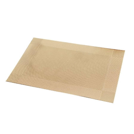 

Yihaifu PVC Placemat Kitchen Dinner Table Pad Heat-resistant Place PVC Placemat Heat-resistant Mats Coasters Non Slip Tableware Mat