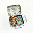 thumbnail image 2 of A Set Handmade Mini Highland Cattle Set With Inspirational Card In Box, Little Cow In A Box, Mini Pocket Cow Hug Plush With Emotional Uplifting Support Card,Gift, 2 of 5