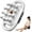 16-heads-white, variant on Morgela Deep Tissue Massager, 16-Drive 8-Head Massage Gun Set, Deep Tissue Massage Gun with 9 Levels & 9 Modes, Portable Full Body Electric Muscle Massager for Legs, Back, Arms, Waist