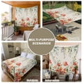 thumbnail image 6 of Red Poppy Tapestry for Bedroom Wall Hanging Tapestry, Farmhouse Country Vintage Flower Leaf Plant Ceiling Backdrop Tapestries Poster Blanket Wall Decor for Teens Room Living Room Dorm 39" x 59", 6 of 8