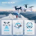 thumbnail image 4 of 4DRC V15-1080P Wifi FPV Drone with 1080P HD Camera, Headless Mode/3D Flips, RC Quadcopter for Beginners,Bluey, 4 of 12