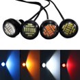thumbnail image 2 of Blanco DC12V 15W ojo de águila LED de circulación diurna DRL Luz de respaldo coche Auto señal de parada inversa lámpara 23MM azul hielo ámbar amarillo rojo, 2 of 4
