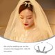 thumbnail image 3 of unbranded 1Ud Elegant Plated Silver Rhinestone Hairband Romantic Design for Wedding and Party Decoration, 3 of 8