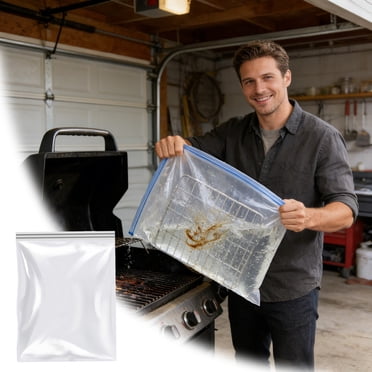 3pcs Oven Rack Cleaning No Scrub Oven Rack Reusable And Leak Proof Friendly Suitable For Cleaning Of Various Sizes 70cm*50cm