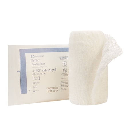 Kerlix Sterile Fluff-Dried Bandage Gauze Roll, 4.5" x 4.1 yards, 100 Ct