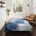 thumbnail image 4 of Navy Blue Ombre Large Tapestry for Bedroom Wall Hanging Tapestry, Modern Oil Painting Geometric Ceiling Backdrop Tapestries Poster Blanket Wall Decor for Teens Room Living Room Dorm 86" x 104", 4 of 8