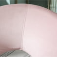 thumbnail image 4 of Gold Finished Base Pink Chair | Balcony or Patio Decor | Outdoor-Ready and Comfortable Seating, 4 of 5