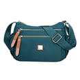thumbnail image 1 of Heiheiup Fashion Multicolor Nylon Fabric Large Capacity Zipper Adjustable Shoulder Strap Messenger Bag, 1 of 3