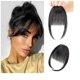 thumbnail image 1 of Flequillo cortado, extensiones de cabello cortadas con patillas, extensiones de cabello, flequillo cortado, 1 of 4