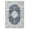 thumbnail image 2 of ZACOO Washable Area Rug 5x7 Bedroom Rug Vintage Oriental Non-Slip Rug Boho Accent Throw Rug Stain Resistant Carpet for Dining Room Bedroom Office, Blue, 2 of 8