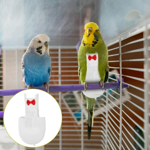 LOLIPPYY Flight Suit Diaper for Birds Cotton Cloth 1 Set 5.50X0.20X2.75in