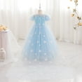 thumbnail image 3 of KAWELL Girls Frozen Elsa Princess Dress Sequin Mesh Tull Dress Halloween Costume Christmas Birthday Evening Party Ball Gown with Accessories, 3 of 7