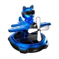 thumbnail image 3 of Difusor solar giratorio para coche, modelo de avión, adorno de aceite esencial Perro azul, 3 of 9