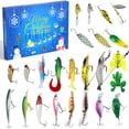 thumbnail image 1 of Calendario de adviento de pesca Cestluck 2024 con 24 señuelos para hombre, 1 of 7