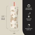 thumbnail image 2 of Contigo x Ally Love Streeterville 2.0 Stainless Steel Tumbler with Straw, 24 oz, Oatmilk, 2 of 8