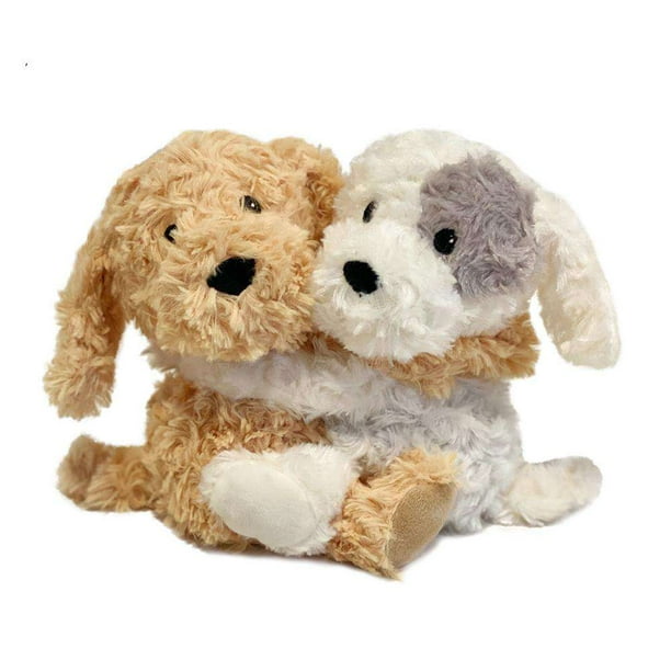PUPPY - WARMIES HUGS TWIN Cozy Plush Heatable Lavender Scented Stuffed Animal PUPPY - WARMIES HUGS TWIN Cozy Plush Heatable Lavender Scented Stuffed Animal
