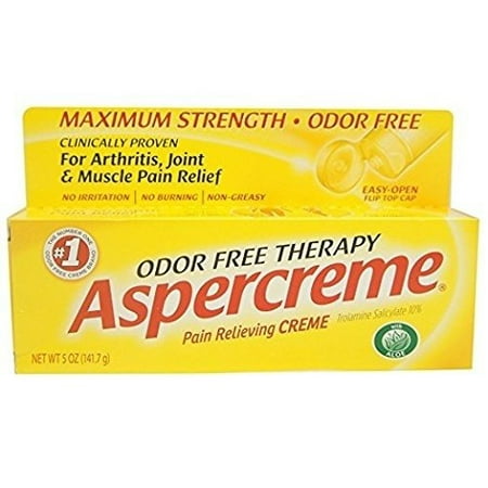 Aspercreme Analgesic Creme Rub with Aloe - 5 oz (Best Back Rub Cream)