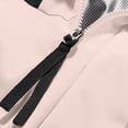 thumbnail image 6 of Men's Color Block Loose Casual Warm Windproof Waterproof Long-Sleeve Outerwear With Detachable Hood Leisure Oversize Jackets for Men, 6 of 7