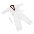 thumbnail image 1 of Uniforme De Taekwondo Para Niños Con Cinturón, Poliéster Y Algodón, Transpirable, Suave, Flexible, Ligero, Uniforme Para Niños Y Niñas, Entrenamiento De Artes Marciales, 1 of 7