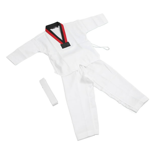 Uniforme De Taekwondo Para Niños Con Cinturón, Poliéster Y Algodón, Transpirable, Suave, Flexible, Ligero, Uniforme Para Niños Y Niñas, Entrenamiento De Artes Marciales