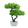 thumbnail image 4 of SPRING PARK 1Pc Artificial Plants Bonsai Potted Plant Mini Simulation Pine Tree Home Decor, 4 of 6