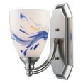 thumbnail image 3 of Elk Home Mix and Match Vanity 1-Light Wall Lamp in Chrome with Mountain Glass, 3 of 4