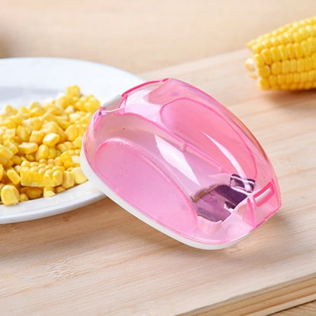 

QXuchild Corn Stripper Ergonomic Design Detachable Washable Corn Peeler Cooking Tools Kitchen Cob Remover for Daily Use